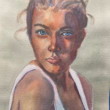 My project in Artistic Portrait with Watercolors course Steve Olan. Watercolor Painting project by thesteveolan - 02.16.2021