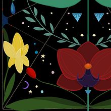 Mi Proyecto del curso: Introducción a la ilustración floral con acrílico. Een project van  Botanische illustratie, Digitale illustratie,  Acr y lschilderij van Diana GB - 16.04.2020