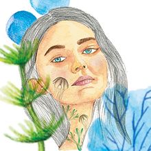 Mi Proyecto del curso: Retrato ilustrado en acuarela. Drawing, and Watercolor Painting project by Aixa Rivera - 02.16.2021