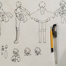 Mi Proyecto del curso: Dibujo de personajes manga desde cero. Traditional illustration, Character Design, Comic, Pencil Drawing, Drawing, and Manga project by Mariafernanda Dextre Pariona - 02.17.2021