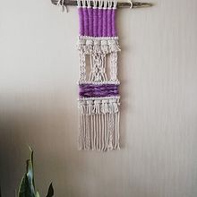 Mi Proyecto del curso: Introducción al macramé: creación de un tapiz decorativo. Un proyecto de Macramé de Pamela Vallejos - 17.02.2021