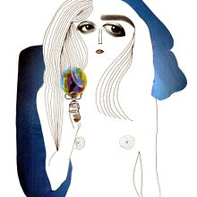 Unlock your creativity_variation on a given subject_Gustav Klimt, Nuda Veritas 1899. Traditional illustration project by Isabella Del Gobbo - 02.17.2021