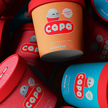Copo . Een project van  Br, ing en identiteit, Ontwerp van personages y Packaging van Armatoste - 18.02.2021