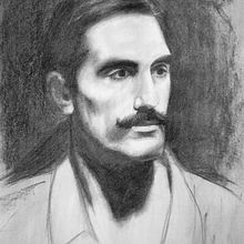 Mi Proyecto del curso: Retrato realista al carboncillo.  project by hubert_deharo - 02.17.2021