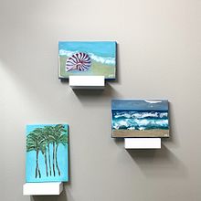 My acrylic canvas with resin coating. Pintura Acrílica projeto de Ruth Robinson - 17.02.2021