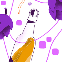 Zymoscope - Cerveza . Un projet de Br, ing et identité, Design d'interaction, Illustration traditionnelle et Illustration numérique de Dani Maiz - 18.02.2021