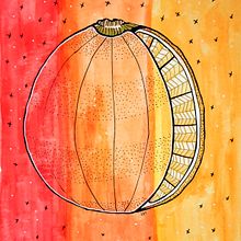 acuarelas naranja. Un proyecto de Pintura a la acuarela de Lucia Lara - 17.02.2021