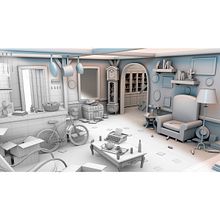 Mi Proyecto del curso: Creación de escenarios 3D desde cero en Maya. 3D Animation, and 3D Modeling project by Carlos Rodriguez - 02.17.2021