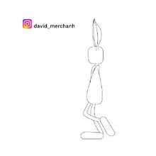 Conejo practica animado. Un proyecto de Animación 2D de David Merchan Herrera - 18.02.2021