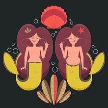Meu projeto do curso: Composição criativa para ilustração com Procreate. Traditional illustration project by Cláudia Pereira - 02.18.2021