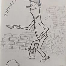 Build a wall ?!. Un progetto di Illustrazione tradizionale di cwam - 09.03.2021