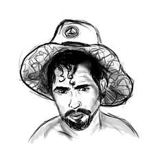 Portraits - Digital Sketching. Creativit, Drawing, Portrait Drawing, Digital Drawing, Sketching, Traditional illustration, Digital Illustration, and Sketchbook project by Alessandra Bonholi Barbosa - 08.03.2020