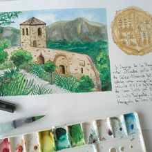 Meu projeto do curso: Caderno de viagem em aquarela. Un progetto di Disegno a matita, Illustrazione architettonica, Pittura e Pittura ad acquerello di japaobh - 23.02.2021