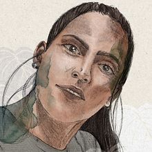 Mi Proyecto del curso: Retrato ilustrado con Procreate . % Natasha Urquia tarafından hazırlanan Güzel sanatlar projesi - 02.19.2021