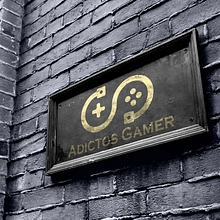 Mi Proyecto del curso: Creación de un logotipo original desde cero / Adictos Gamer. Un proyecto de Ilustración digital de carlosgon0121 - 19.02.2021