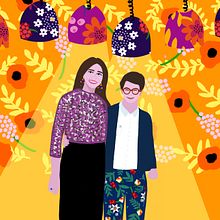 Siblings in love. Un progetto di Pittura digitale di Valentina Brunelli - 19.02.2021