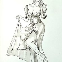 My project in Female Character Design for Comics course. Un progetto di Illustrazione architettonica, Architettura, Character design, Fumetto, Disegno digitale e Bozzetti di Michał Żyła - 20.02.2021