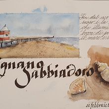 A new exercise: the red lighthouse  Ein Projekt aus dem Bereich Architektonische Illustration von ezio_patrizia - 20.02.2021