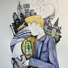 My project in Illustrated Stories: From Idea to Paper course. Traditional illustration project by Patrick Laurent - 02.20.2021