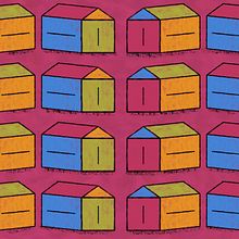 Casas de Empilhar. Design, Graphic Design, and Traditional illustration project by Augusto Luís Dos Santos - 02.22.2021