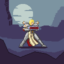 My project in Introduction to Character Design in Pixel Art course. 2D Animation project by Joseph Wheelhouse - 02.21.2021