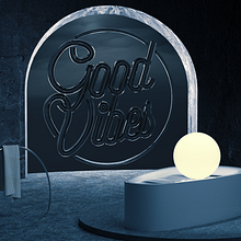 My project in 3D Lettering with Cinema 4D and Redshift course. 3D Lettering project by Lucian Olteanu - 02.21.2021