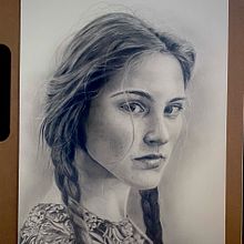 My project in Realistic Portrait with Graphite Pencil course. Projekt z dziedziny  R, sunek, R, sunek ołówkiem, Portret, R, sunek realist, czn i Sketching użytkownika Colette Reed - 21.02.2021