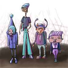 Niñas Andróginas: El fenómeno de las MiniPilis. Un proyecto de Dibujo digital y Diseño de personajes de Tania Malzoni - 21.02.2021