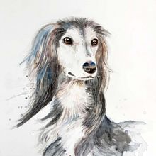 Dogs, watercolor Ein Projekt aus dem Bereich Aquarellmalerei von Tina Ritter - 21.02.2021