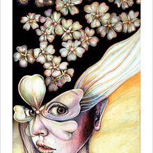 IRis <lápices de color>. Pencil Drawing project by Liliana Quintero - 02.22.2021