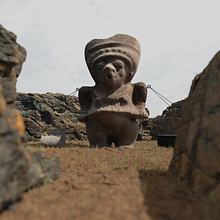 Ancestral Ein Projekt aus dem Bereich 3D, Digitale Architektur, Bildende Künste, 3-D-Design, Skulptur und Traditionelle Illustration von Marco Segovia - 22.02.2021