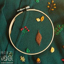 Bordados. Jerseys y chaquetas. Un proyecto de Bordado de Paula Dee Wool - 22.02.2021