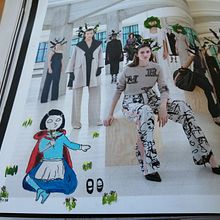 fashion wood and red riding hood #AdolfoSerraDomestika. Een project van Kinderillustratie van carochapinto - 22.02.2021