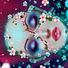 The flower power inside me. Creativit, Digital Drawing, and Portrait Drawing project by Laura Leiva - 02.22.2021