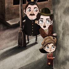 The Kid (proyecto). Digital Illustration, and Children's Illustration project by Adrian Vazquez - 01.26.2021