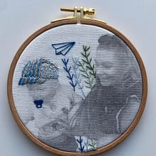 My project in Photo Embroidery on Fabric course. Un progetto di Ricamo di Gintautė Riabovaitė - 22.02.2021