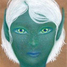 ser turquesa . Un proyecto de Dibujo e Ilustración tradicional de Nadine - 01.01.2021