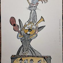 Los mùsicos de Bremen - Mì Proyecto del curso Relatos ilustrados, de la idea al papel. Een project van Traditionele illustratie van Tosca D'Aprile - 23.02.2021