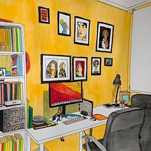 Estudio artistico . Un proyecto de Ilustración tradicional de Mireia Muñoz - 23.02.2021