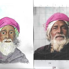 My project in Artistic Portrait with Watercolors course. Watercolor Painting project by Evelyne Pensa - 02.23.2021