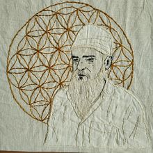 SatNam, regalo bordado para un amigo Kundalini Ein Projekt aus dem Bereich Stickerei, Kreativität und Weben von martikimoreniki - 23.02.2021