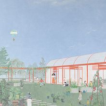 Paysage éducatif, une promenade le long de la Panke. Un proyecto de Ilustración arquitectónica y Visualización arquitectónica de Laura Bornet - 02.02.2020
