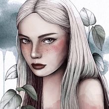My project in Illustrated Portraits with Procreate course. Projekt z dziedziny  R, sunek art, st, czn, R, sunek c, frow, Ilustracja c i frowa użytkownika Sara - 23.02.2021