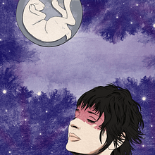 My project in Illustration Techniques with Digital Watercolor course. Digital Drawing project by Abby León - 02.23.2021