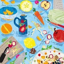 Mi Proyecto del curso: Sweet Cabbage Salad. Projekt z dziedziny Ilustracja c i frowa użytkownika Leona Tsiara - 23.02.2021