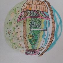 Mi Proyecto del curso: Urban Sketching: expresa tu mundo con una nueva perspectiva. Ilustração tradicional projeto de Nicole Rojas - 23.02.2021