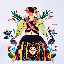 Mi Proyecto del curso: Introducción a la ilustración floral con acrílico. Un progetto di Illustrazione tradizionale, Belle arti, Pittura, Disegno, Pittura acrilica e Illustrazione botanica di Silvana Hernandez - 22.02.2021