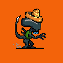 Mi Proyecto del curso: Animación de personajes en pixel art para videojuegos. Un proyecto de Animación 2D y Pixel art de Edwin Salas - 24.02.2021