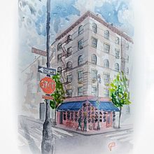 Mi Proyecto del curso: Dibujo arquitectónico con acuarela y tinta. Un proyecto de Ilustración arquitectónica de Guillermo Ferrer - 24.02.2021