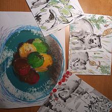 My project in Illustrating Nature: A Creative Exploration course. Een project van Traditionele illustratie van Jessica Zanotti - 24.02.2021